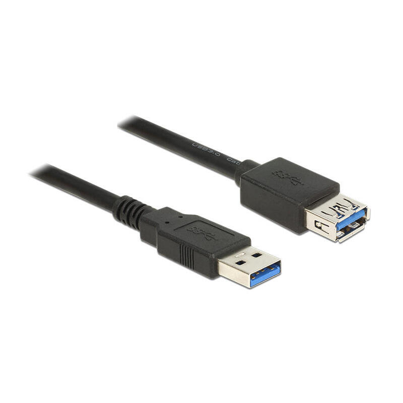 delock-85054-cable-usb-30-aa-mh-1m-negro