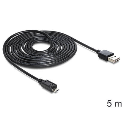 delock-cable-easy-usb-20-tipo-a-usb-20-micro-b-mm-5m-negro