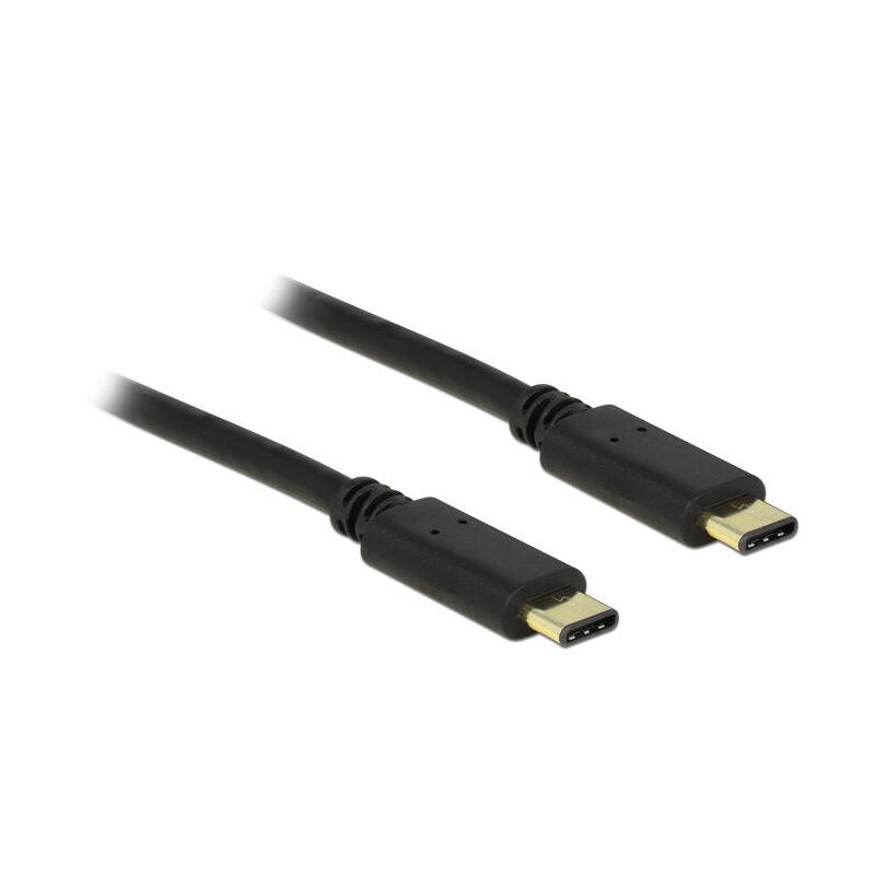 delock-cable-usb-type-c-mm-2m-negro