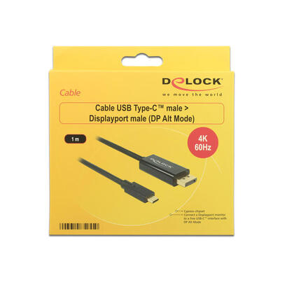 delock-cable-usb-type-c-displayport-mm-dp-alt-mode-4k-60-hz-1-m-negro
