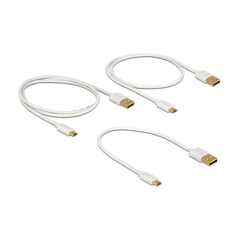 delock-83679-set-3-cables-usb-20-usb-a-micro-usb-b-blanco