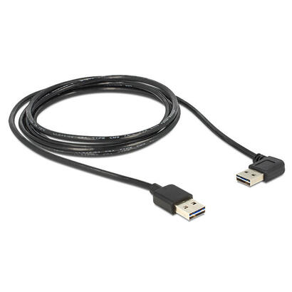 delock-cable-easy-usb-20-tipo-a-mm-3m-negro