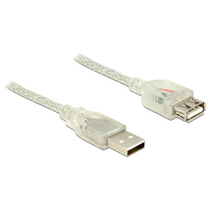 delock-83884-cable-usb-20-aa-mh-3m-transparente