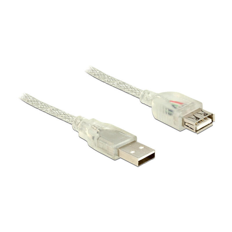 delock-83884-cable-usb-20-aa-mh-3m-transparente