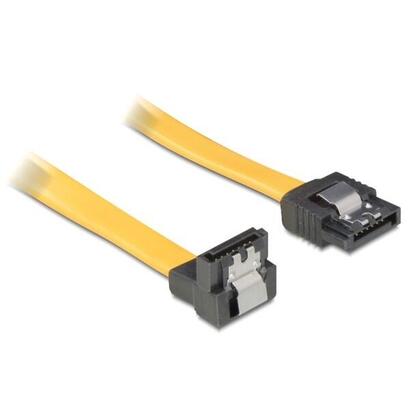 delock-cable-sata-30cm-hacia-abajo-recto-metal-amarillo