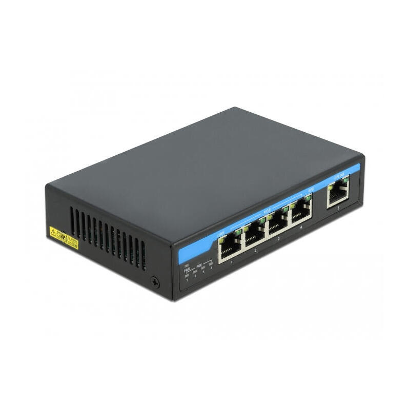 delock-gigabit-ethernet-switch-4-port-poe-1-rj45