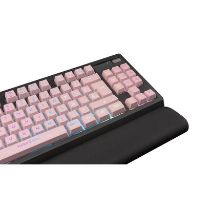 teclado-mars-gaming-mkaxpes-pink-tecnologia-h-mech-iluminacion-rgb-control-reposamunecas-gel-control-volumen-cable-usb-180cm
