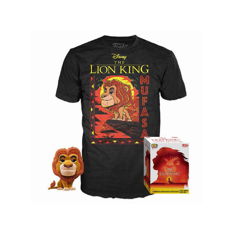 set-figura-pop-38-tee-disney-el-rey-leon-mufasa