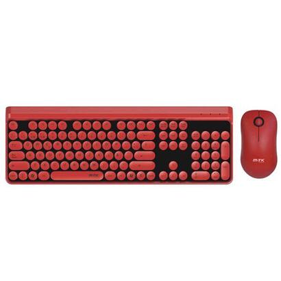 combo-teclado-raton-inalambrico-gt646-rojo-16-canales-espanol