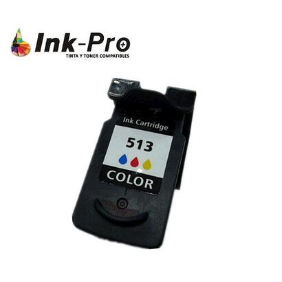 inkjet-inpro-canon-cl513-remanufacturado-premium-color-muestra-nivel-de-tinta