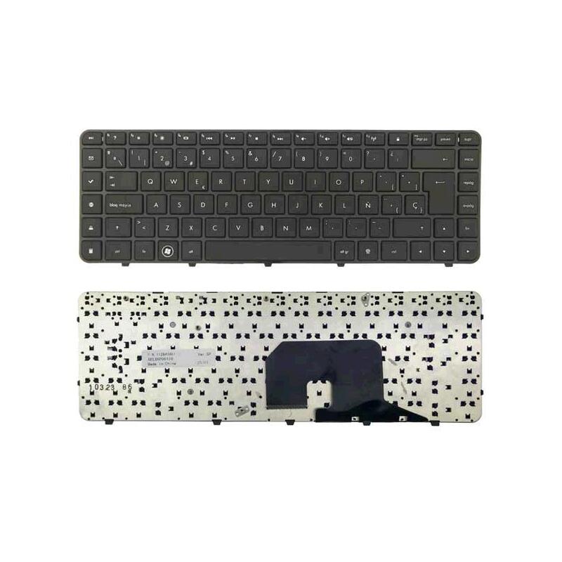 teclado-hp-dv6-3000-con-marco-negro