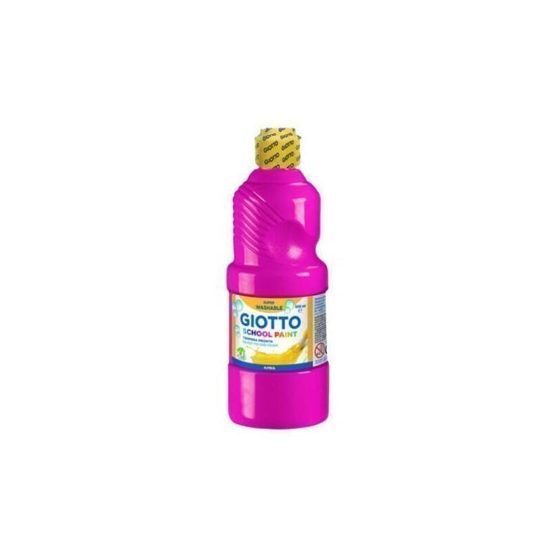 giotto-tempera-escolar-lavable-magenta-botella-500-ml