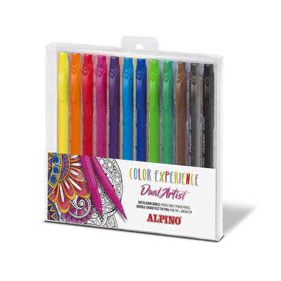 alpino-rotuladores-color-experience-dual-artist-doble-punta-perfilacolorea-estuche-de-12-csurtidos