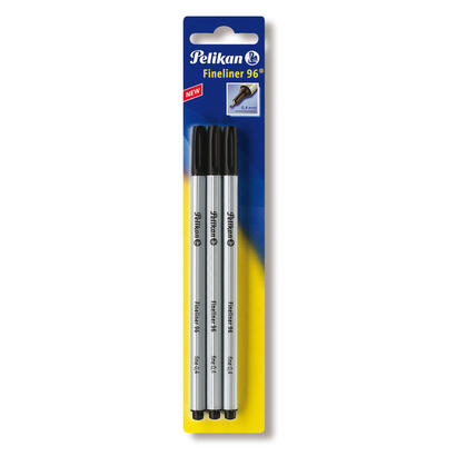 rotulador-de-punta-fina-pelikan-fineliner-96-negro-paquete-de-3-blister-de-04-mm