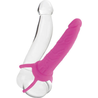 calexotics-dual-penetrator-dildo-con-arnes-rosa