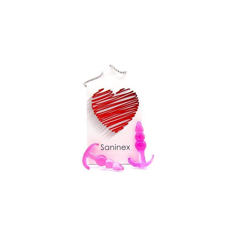saninex-plug-initiation-3d-pleasure-economic-line-rosa