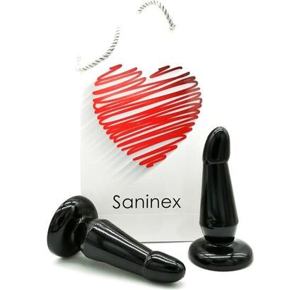saninex-devotion-plug-dildo-con-base-succion-negro
