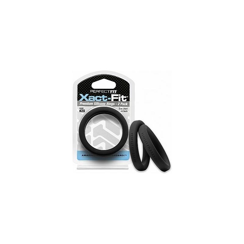 xact-fit-pack-de-2-anillos-de-silicona-19cm-negro