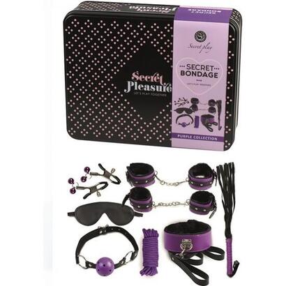 secretplay-bdsm-set-8pcs-lila-negro