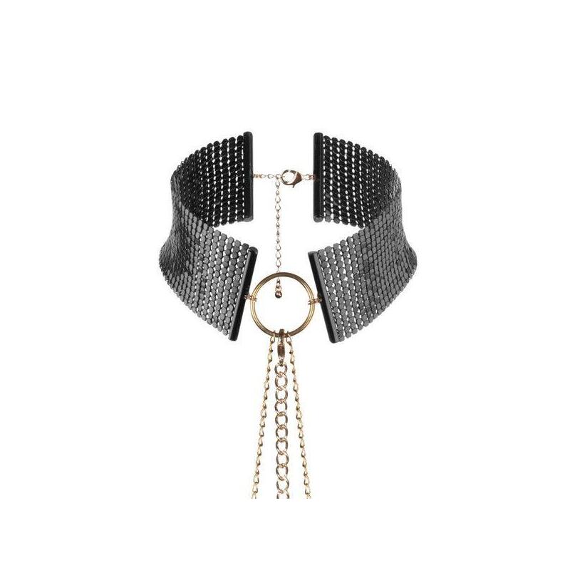 bijoux-desir-metallique-collar-metlico-negro