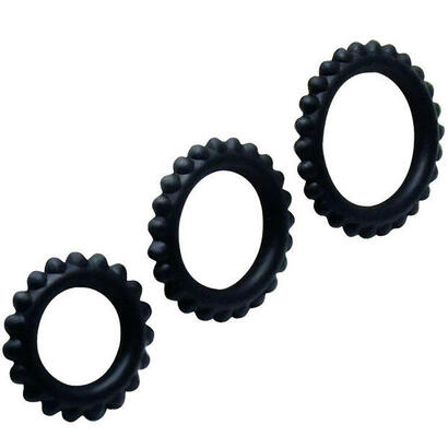 baile-titan-set-3-pcs-cock-ring-black-28-24-19-cm