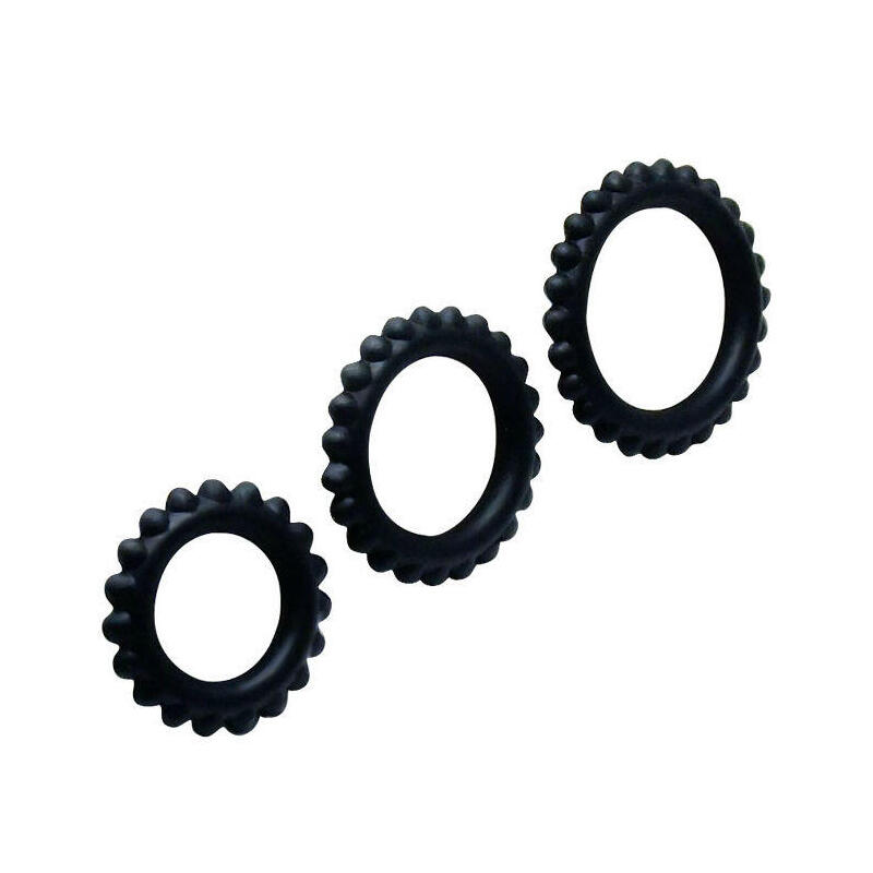 baile-titan-set-3-pcs-cock-ring-black-28-24-19-cm