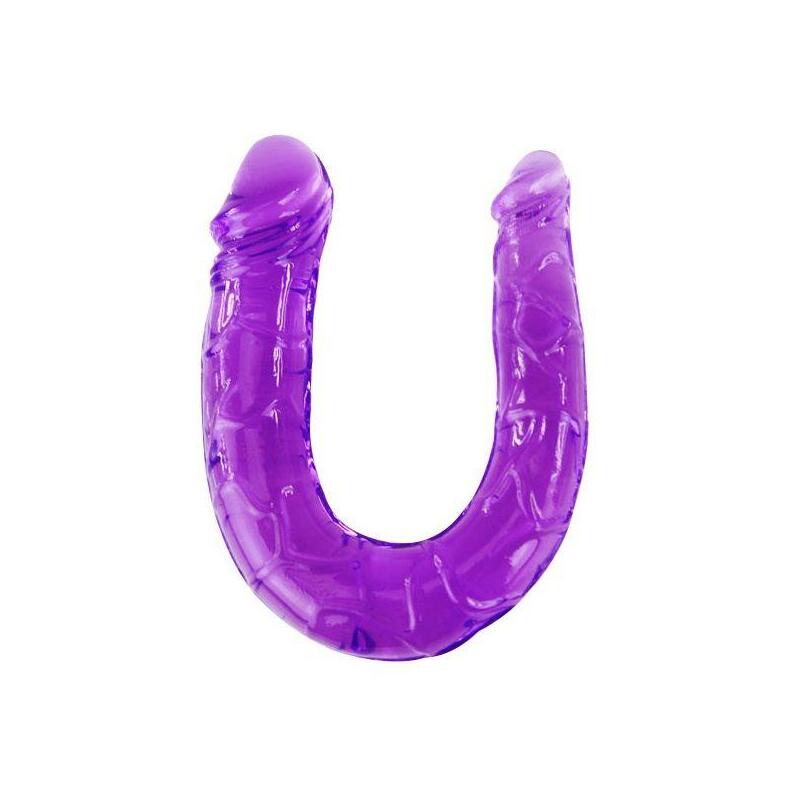 baile-dildo-doble-en-gelatina-flexible-lila baile-dildo-doble-en-gelatina-flexible-lila