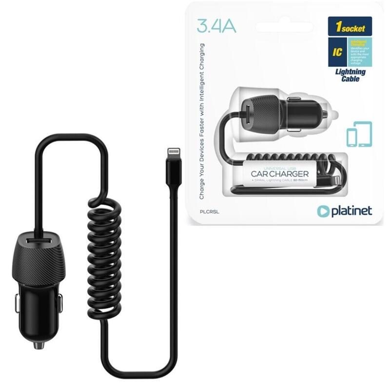 platinet-cargador-de-coche-lightning-34a-cable-espiral