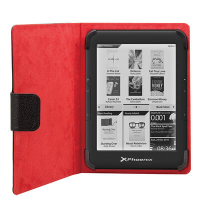 funda-universal-phoenix-phebookcase6-para-tablet-libro-electronico-ereader-ebook-super-fina-slim-hasta-6-negra-simil-piel