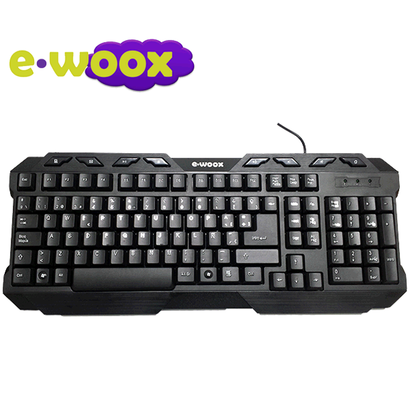 teclado-e-woox-fire-gaming-usb-negro-multimedia