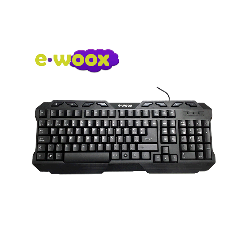 teclado-e-woox-fire-gaming-usb-negro-multimedia