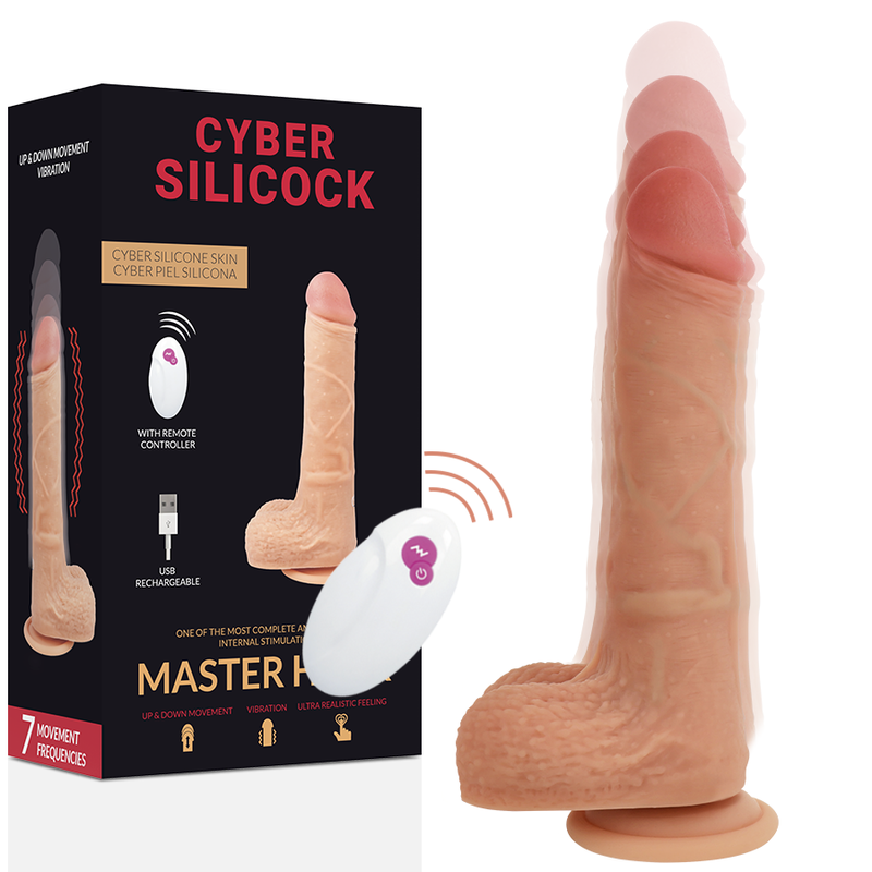 cyber-silicock-realistico-control-remoto-master-huck-209-cm-o-4-cm