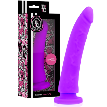 delta-club-toys-dildo-lila-silicona-medica-17-cm-o-3-cm