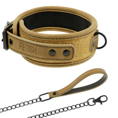 fetish-submissive-origen-collar-con-cadena-con-forro-de-neopreno