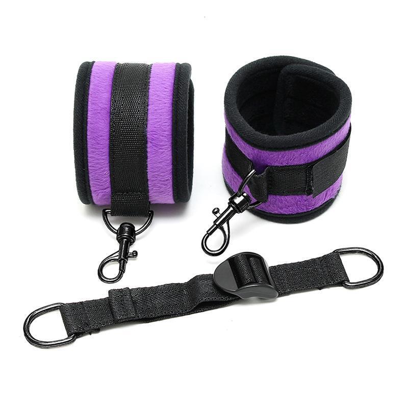rimba-bondage-play-esposas-para-tobillos-con-correa-elastica-color-purpura