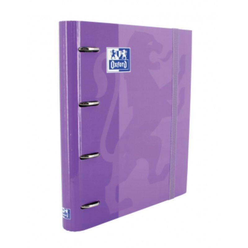 oxford-carpeta-4-anillas-classic-europeanbinder-c-recambio-100h-5x5-a4-malva