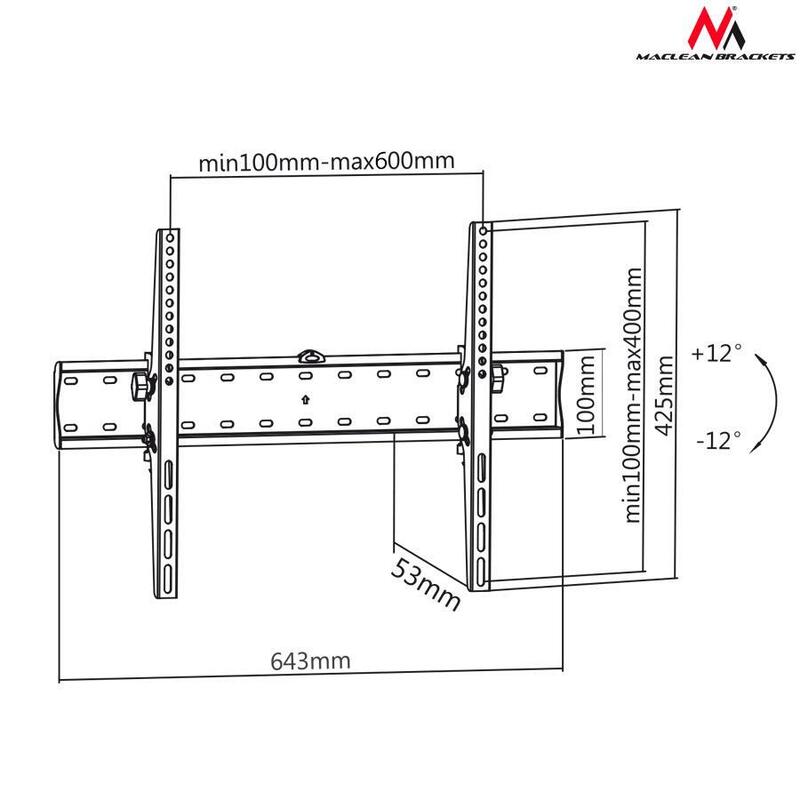 maclean-mc-668-soporte-de-tv-pared-ajustable-37-a-70