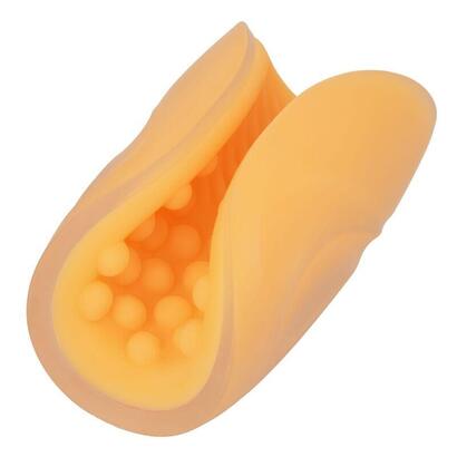 calexotics-beaded-grip-masturbador-texturado-naranja