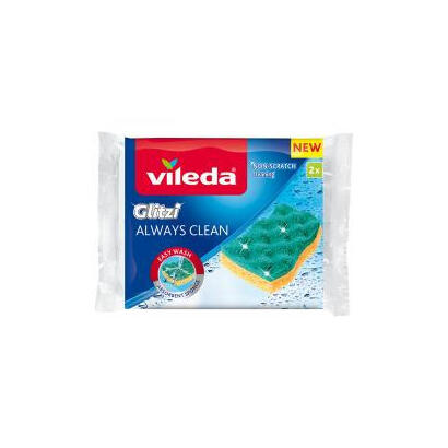 vileda-glitzi-always-clean-2-esponjas-abrasivas-amarilloverde