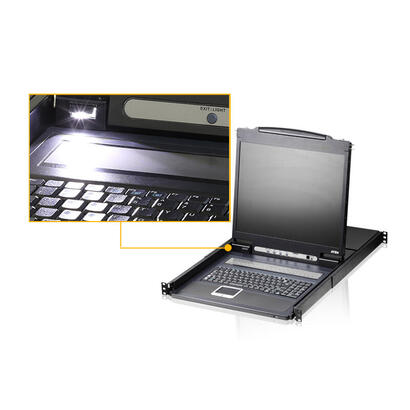 aten-kvm-8-port-lcd-19-keyboard-touchpad-ps2-or-usb-1u-19-rack