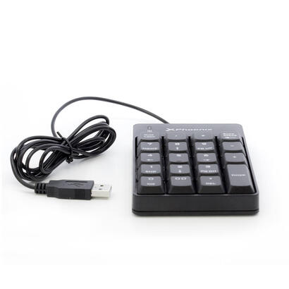 teclado-numerico-con-cable-phoenix-phnumericalpadb-conexion-usb-19-teclas-indicador-led-valido-para-windows-negro