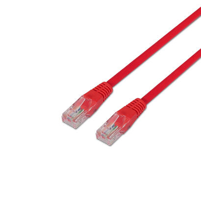 aisens-cable-de-red-rj45-cat5e-utp-awg24-rojo-05m