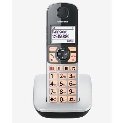 panasonic-kx-tge510gs-telefono-dect-unico-inalambrico-plateado-negro