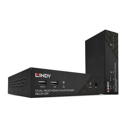 lindy-100m-cat6-dual-head-hdmi-usb-rs232-extender