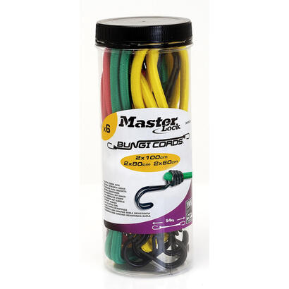 master-lock-3040eurdat-cuerda-elastica-6-piezas
