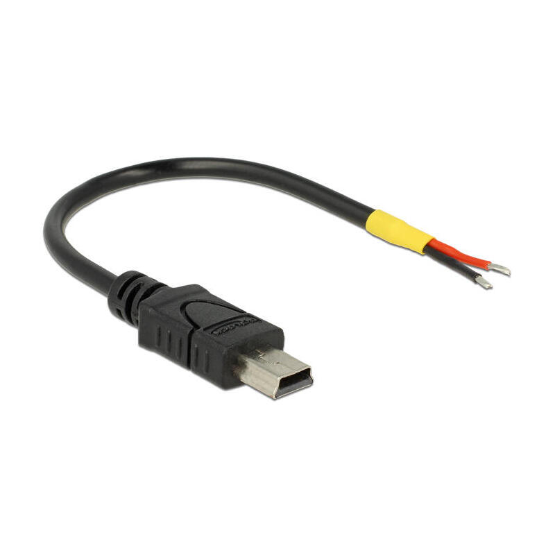 delock-cable-usb-20-mini-b-macho-2x-extremos-de-cable-abiertos-10-cm-raspberry
