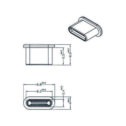 delock-guardapolvo-para-toma-usb-type-c-sin-mango-10-piezas-negro