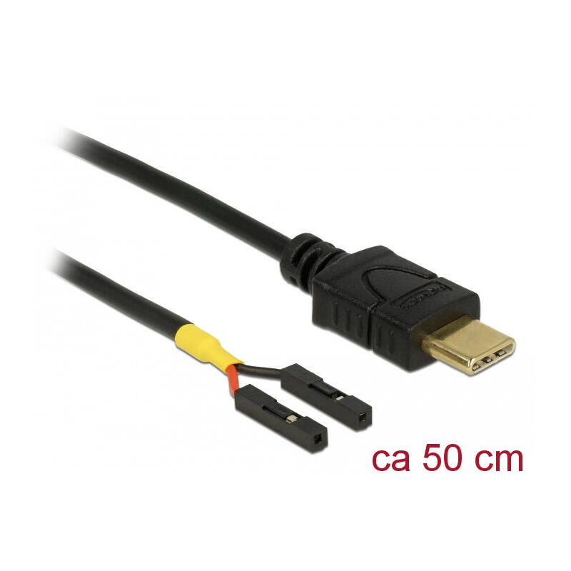 delock-cable-usb-type-c-macho-2-x-cabezal-de-clavija-hembra-alimentacion-separada-50cm