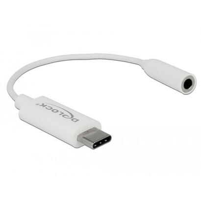 delock-audio-adaptador-usb-tipo-c-a-jack-hembra-14-cm-blanco