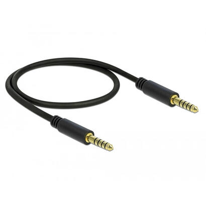 delock-cable-de-audio-jack-44-mm-5-pin-macho-a-macho-05-m-negro